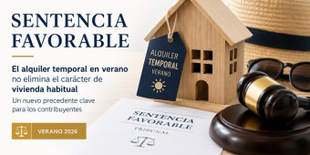 Alquilar tu vivienda en verano: varapalo judicial a Hacienda sobre la deducción por vivienda habitual
